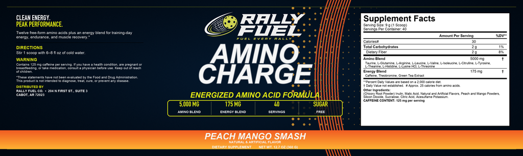 Rally Fuel Amino Charge — Peach Mango Smash
