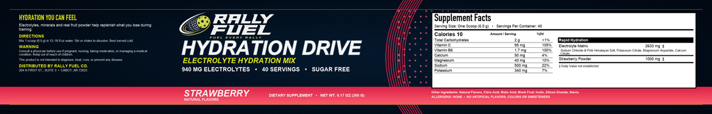 Rally Fuel Hydration Drive — Strawberry